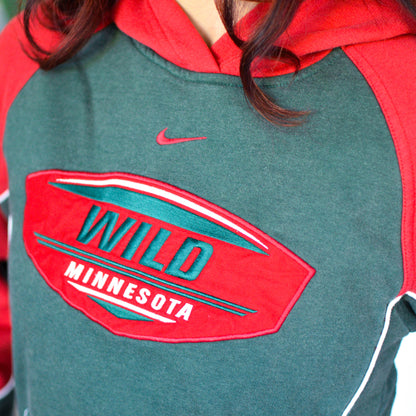 Vintage Minnesota Wild Nike Hooded Sweatshirt