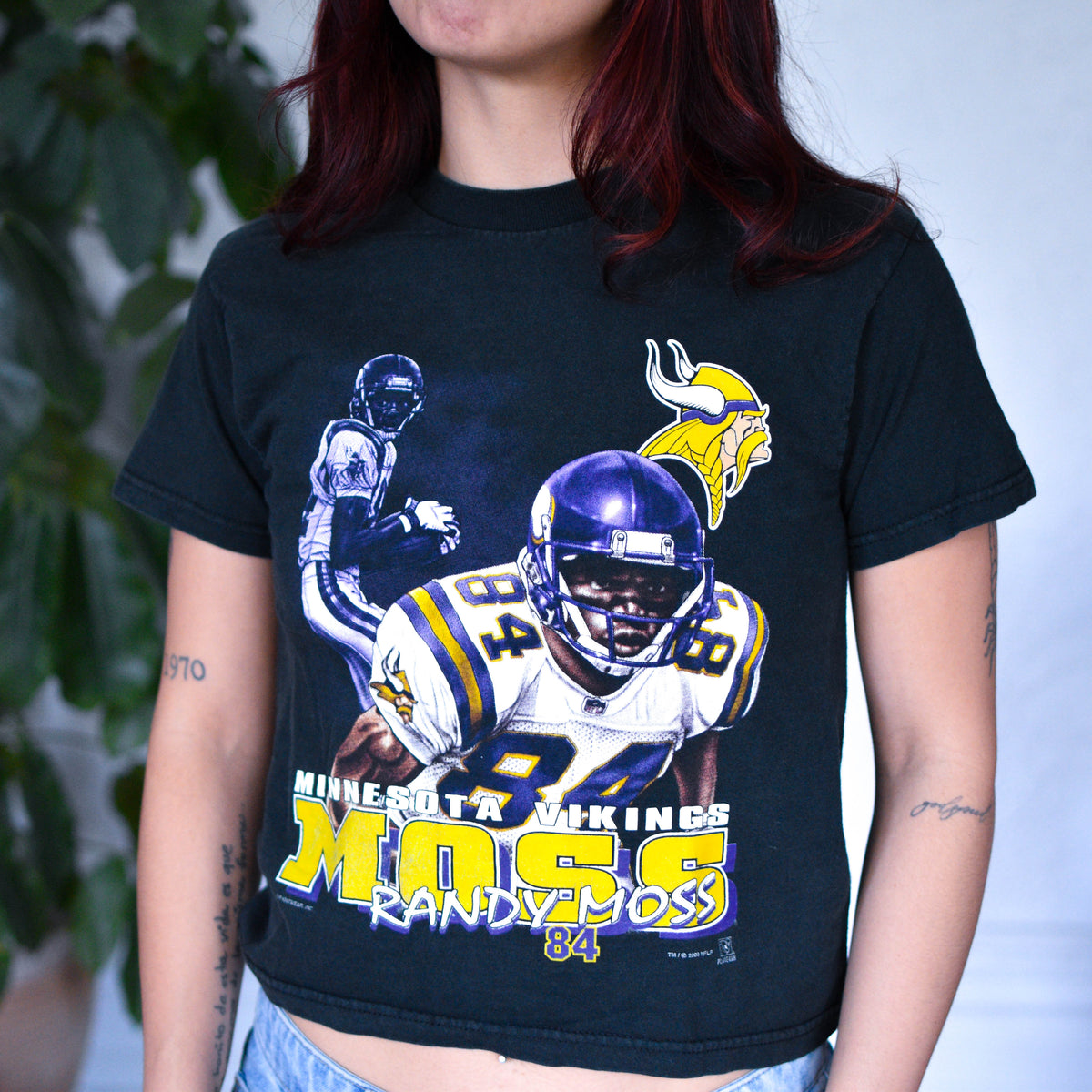 Vintage Minnesota Vikings Randy Moss Baby Tee