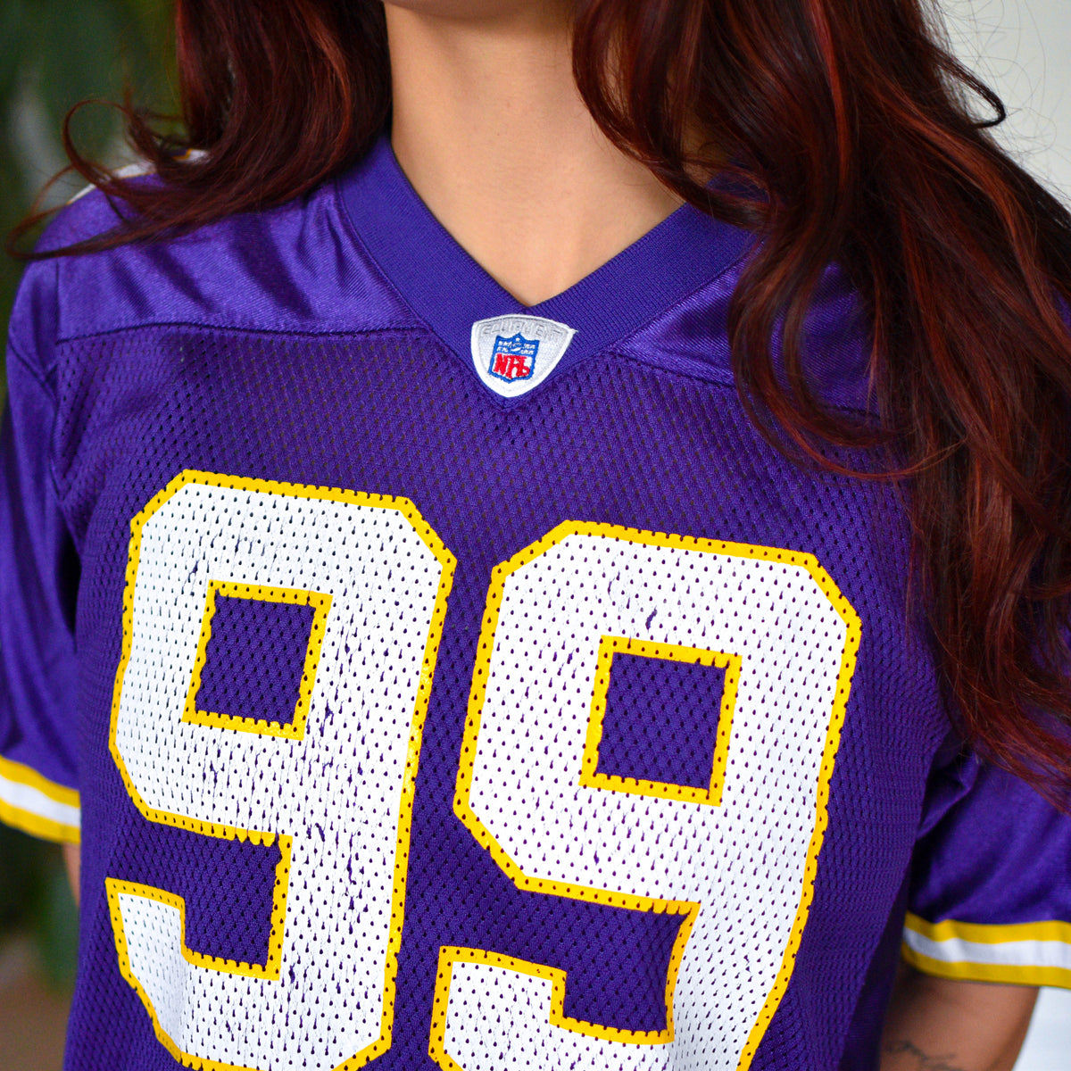 Vintage Minnesota Vikings Chris Hovan Femme Jersey
