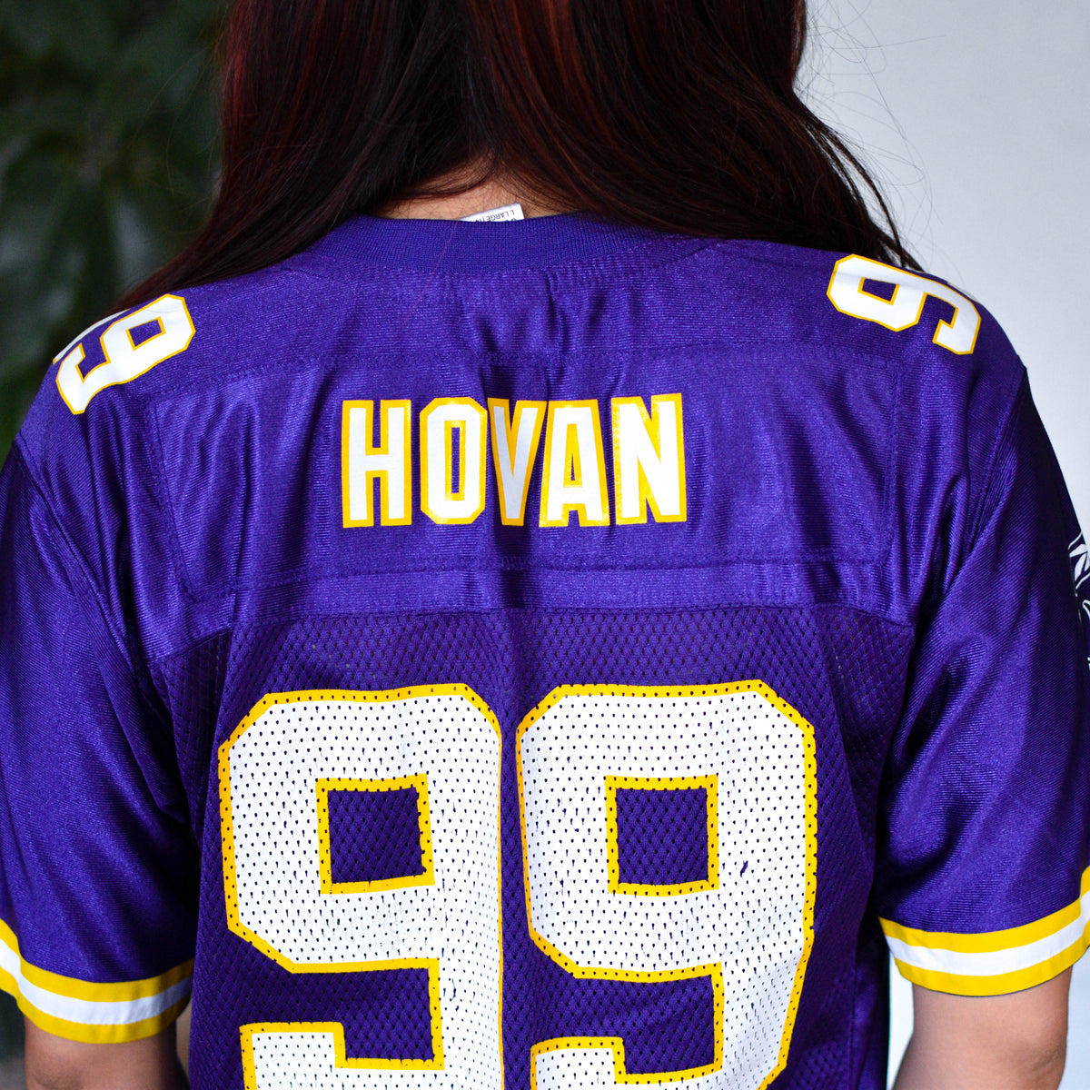 Vintage Minnesota Vikings Chris Hovan Femme Jersey