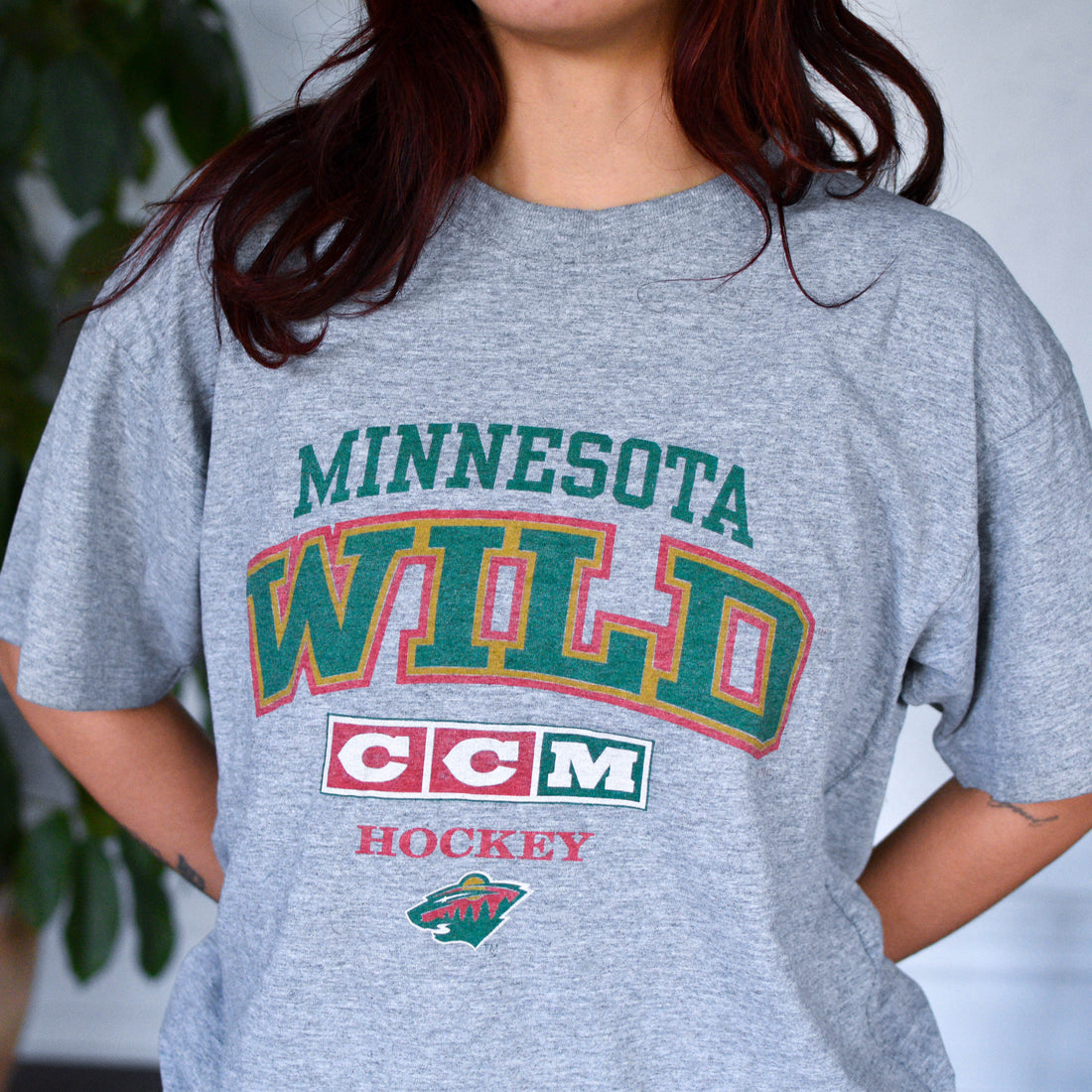 Vintage Minnesota Wild CCM Graphic T-Shirt