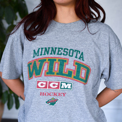 Vintage Minnesota Wild CCM Graphic T-Shirt