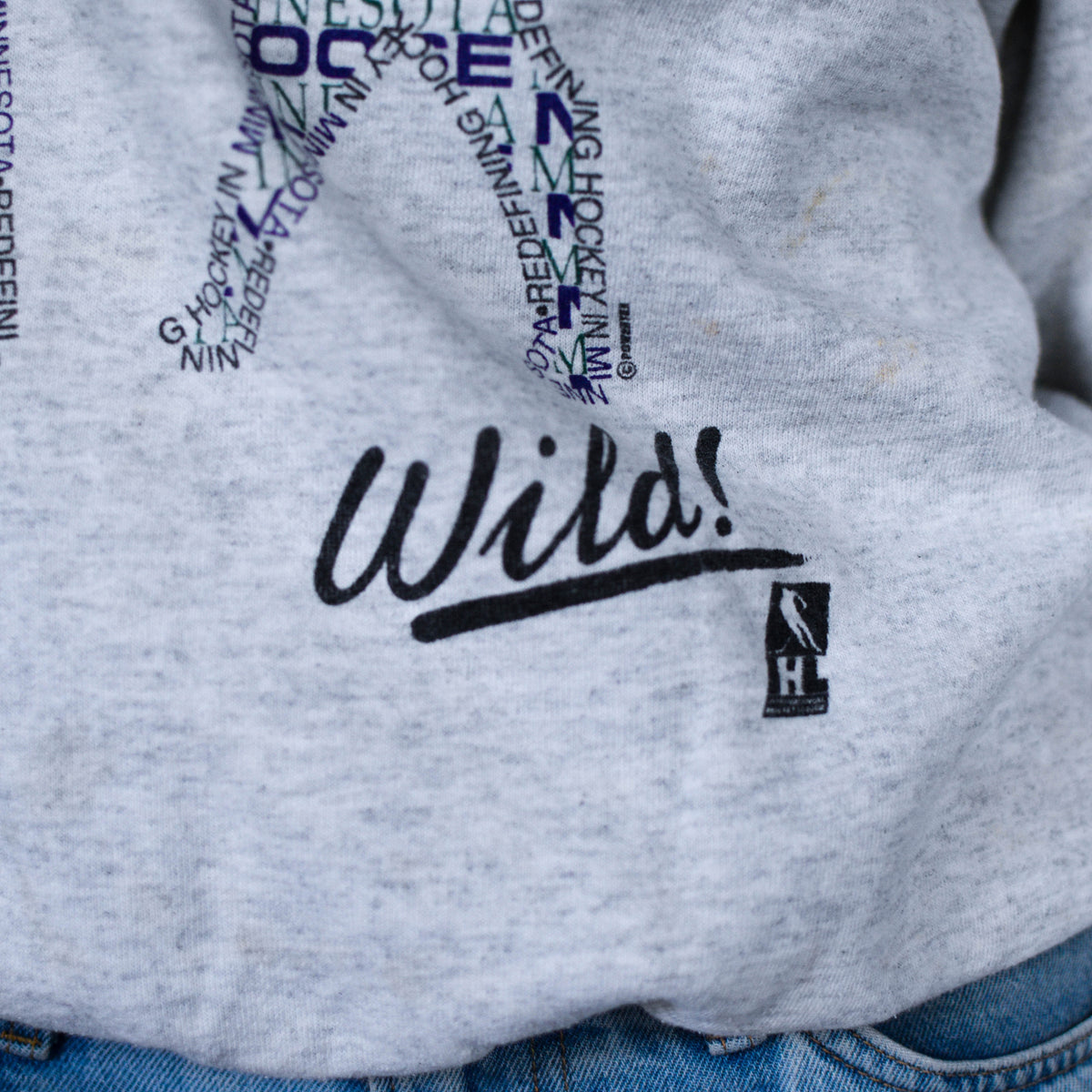 Vintage Minnesota Moose Gray Sweatshirt