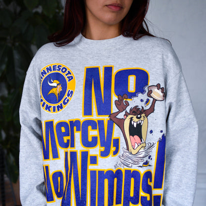 Vintage 1994 Minnesota Vikings x Looney Tunes Sweatshirt