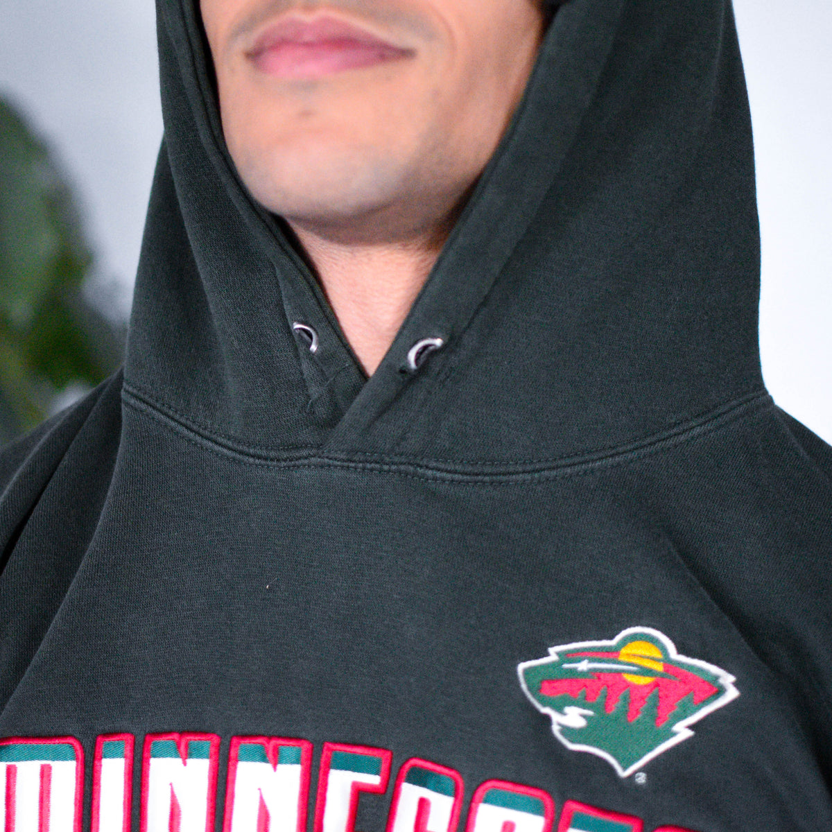 Vintage Minnesota Wild Hooded Sweatshirt
