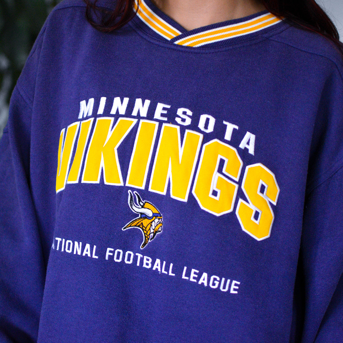 Vintage Minnesota Vikings Lee Sport Embroidered Sweatshirt