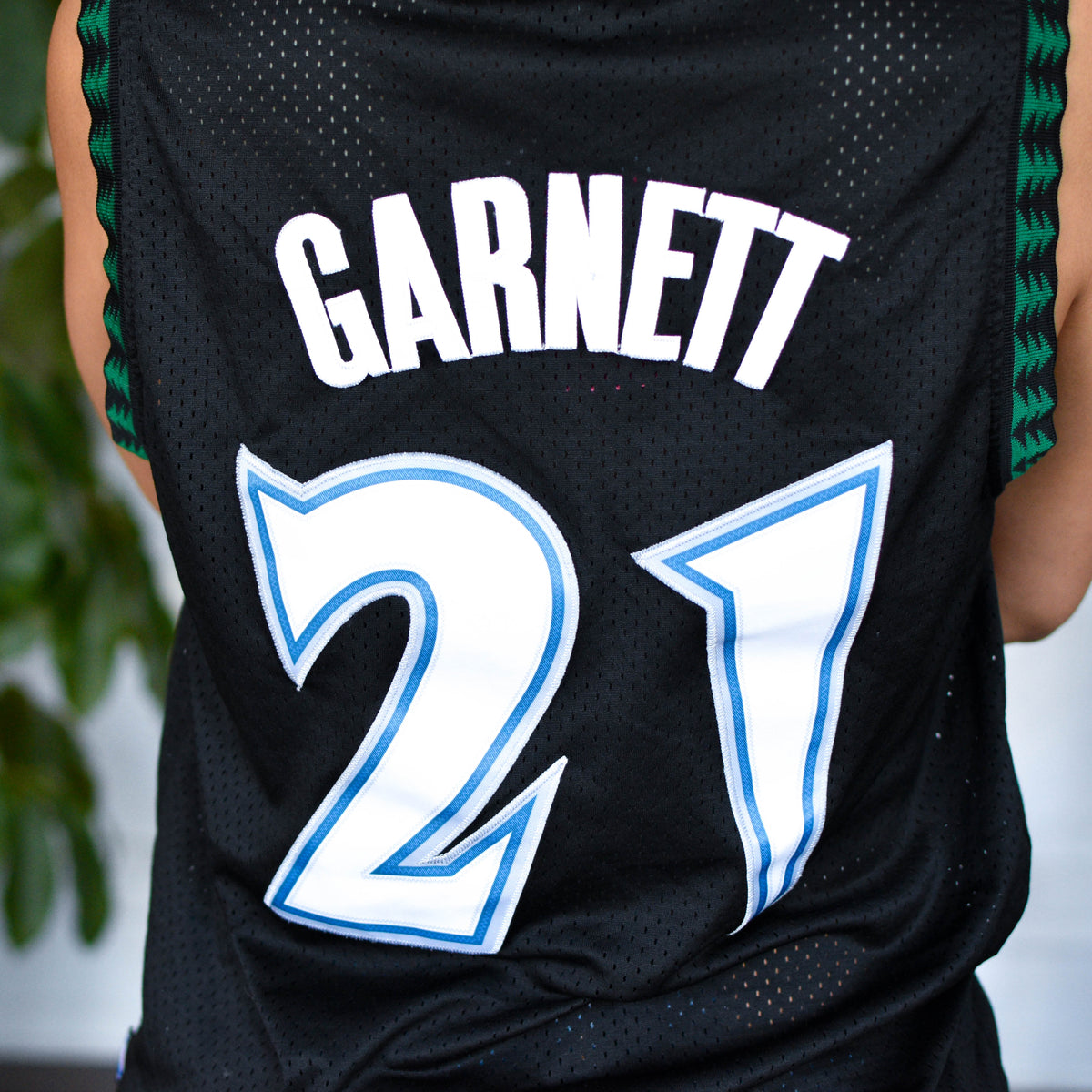 Vintage Minnesota Timberwolves Kevin Garnett Black Adidas Jersey