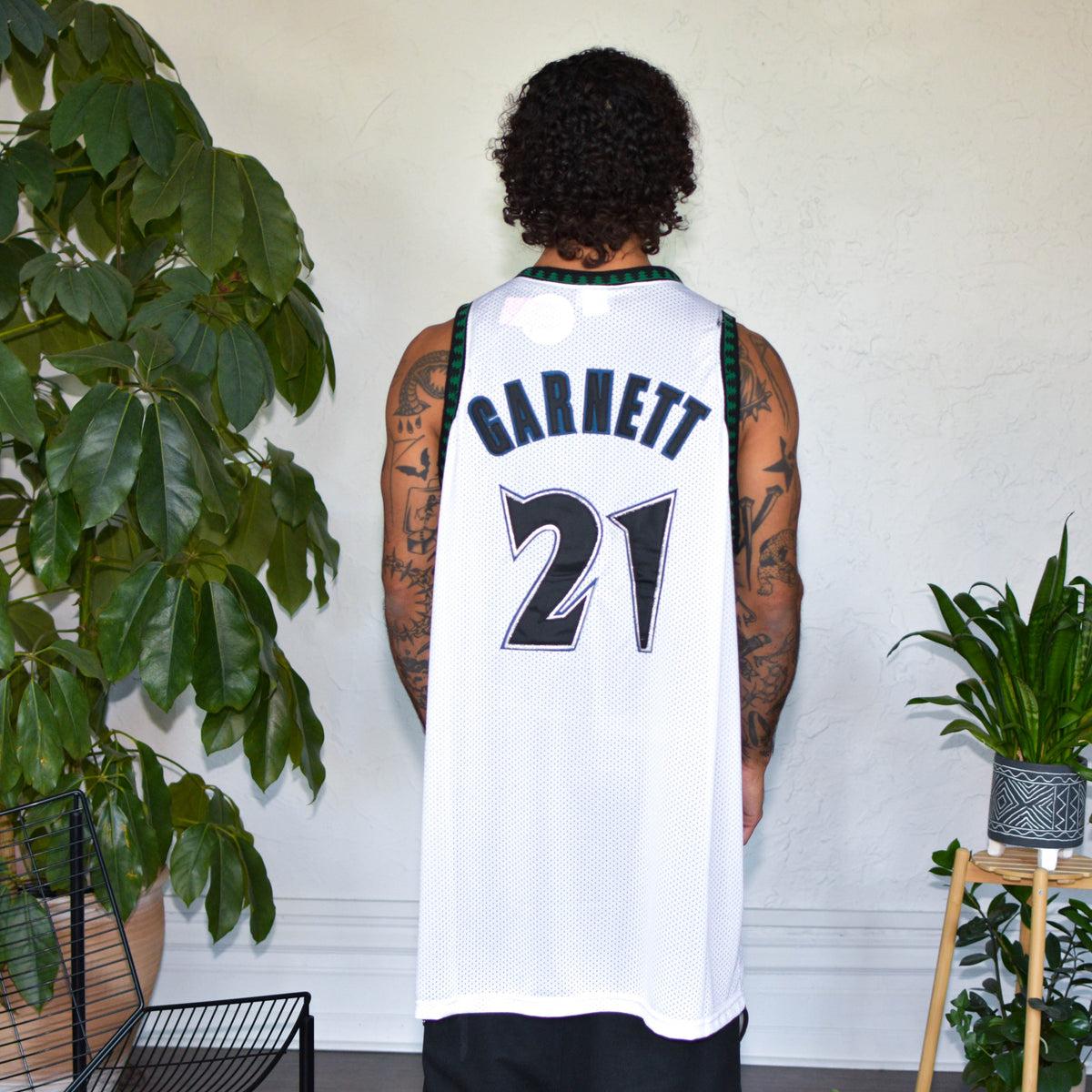 Vintage 90s Minnesota Timberwolves Kevin Garnett Reebok Jersey