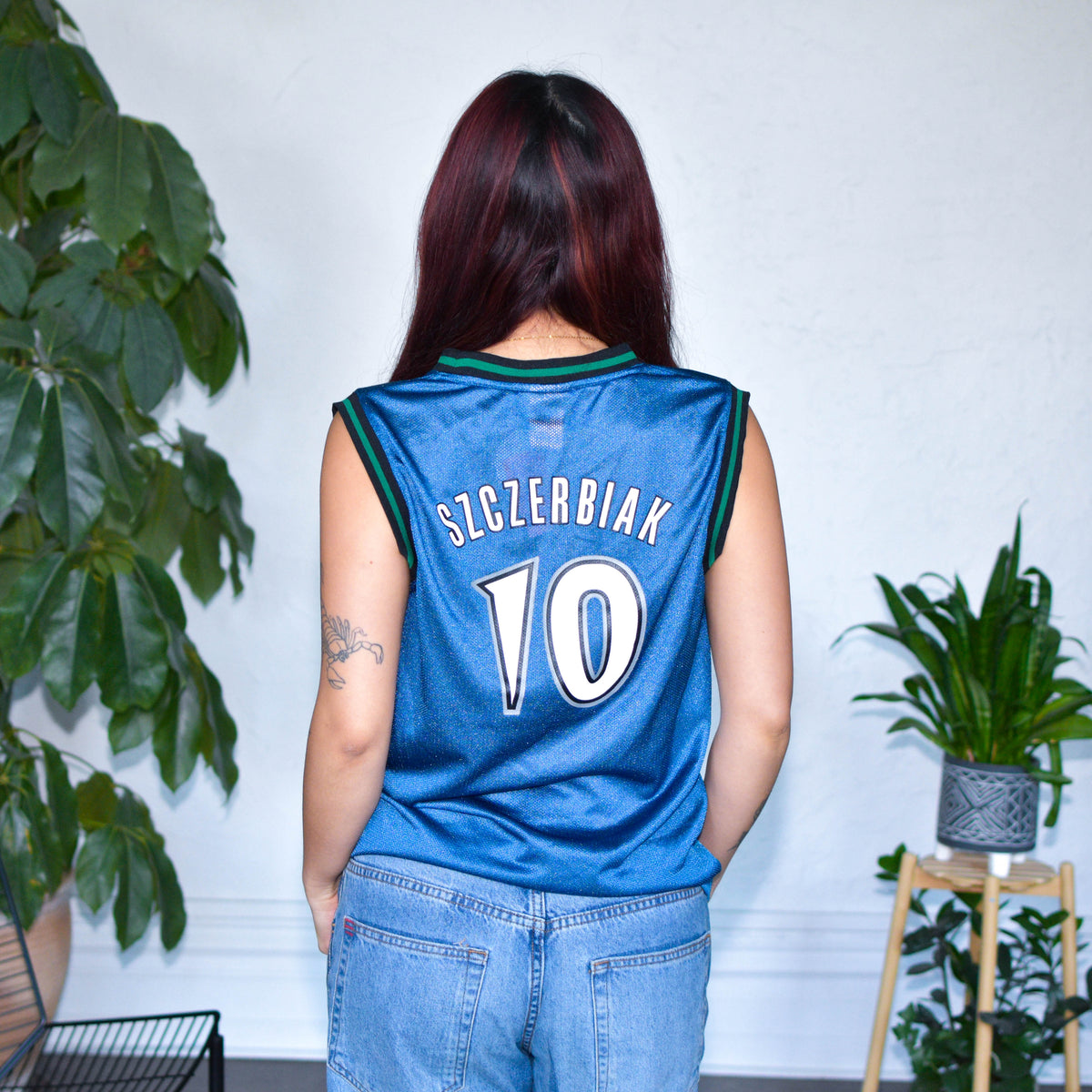 Vintage MN Timberwolves Wally Szczerbiak Femme Jersey