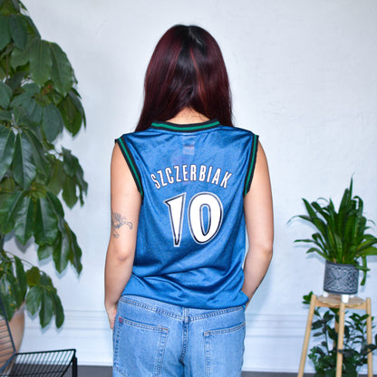 Vintage MN Timberwolves Wally Szczerbiak Femme Jersey
