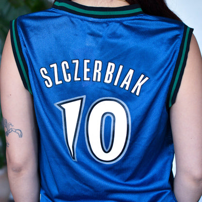 Vintage MN Timberwolves Wally Szczerbiak Femme Jersey