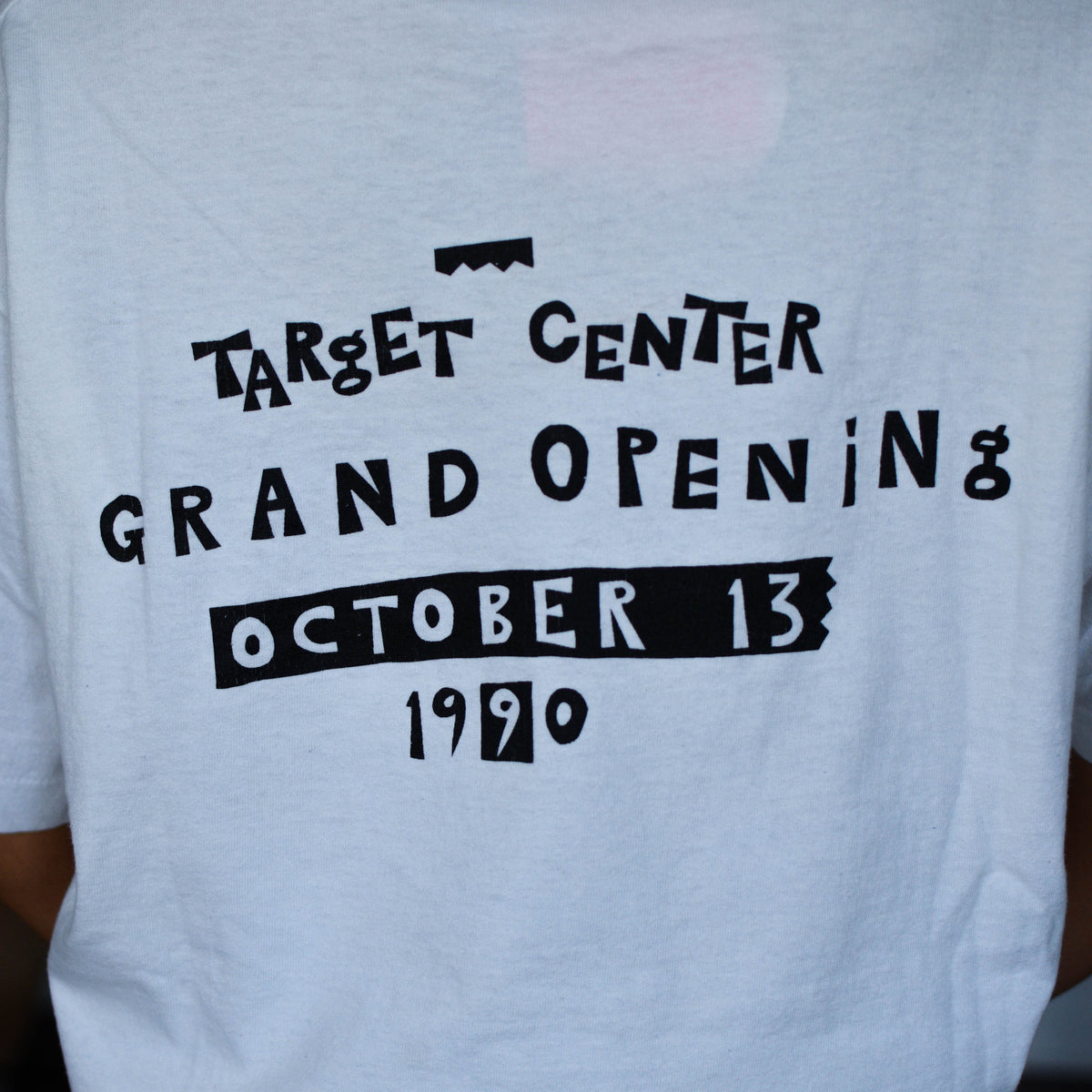 Vintage 1990 Minnesota Timberwolves x Target Center Inaugural Season T-Shirt
