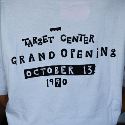 Vintage 1990 Minnesota Timberwolves x Target Center Inaugural Season T-Shirt