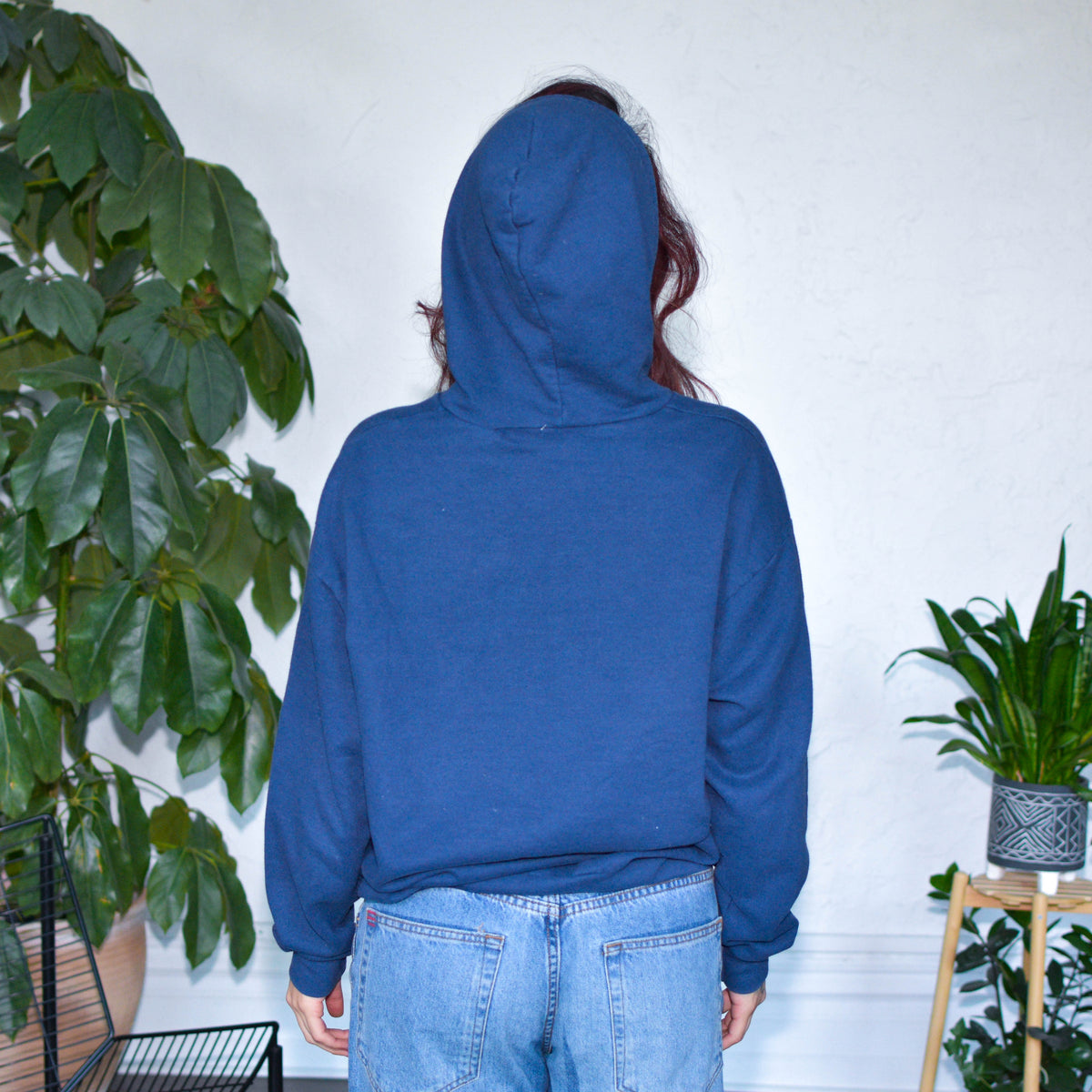 Vintage 90s Navy Blue Minnesota Timberwolves Hoodie