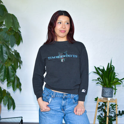 Vintage 90s Minnesota Timberwolves Starter Crewneck