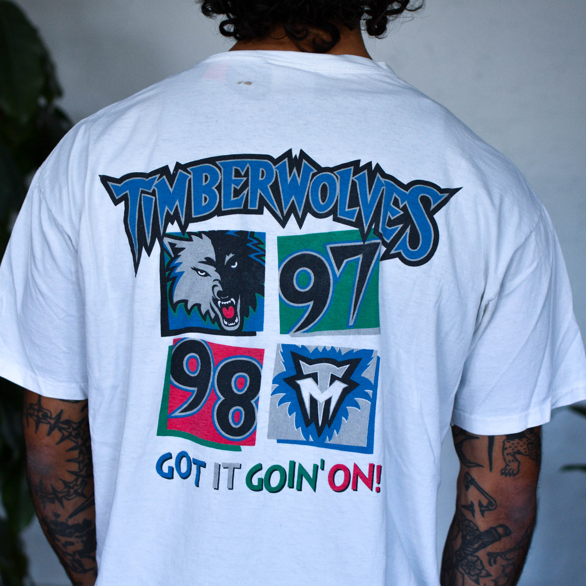 Vintage 1997 Minnesota Timberwolves "Got It Goin On!" Graphic T-Shirt