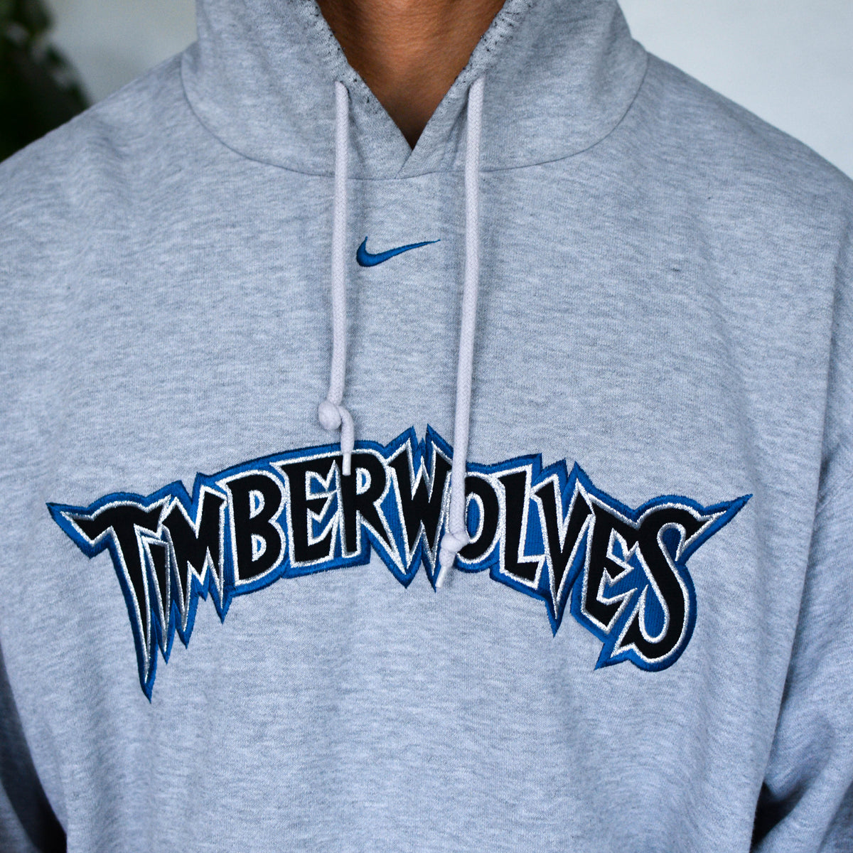Vintage Minnesota Timberwolves Nike Embroidered Hoodie
