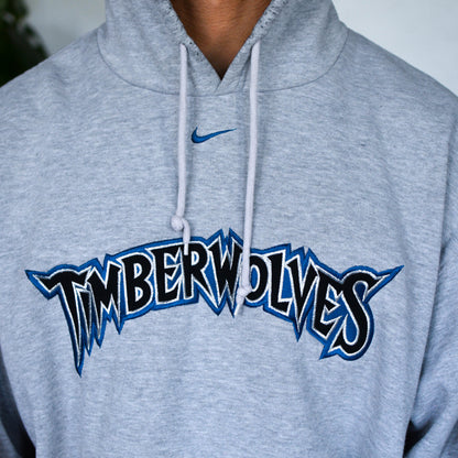 Vintage Minnesota Timberwolves Nike Embroidered Hoodie