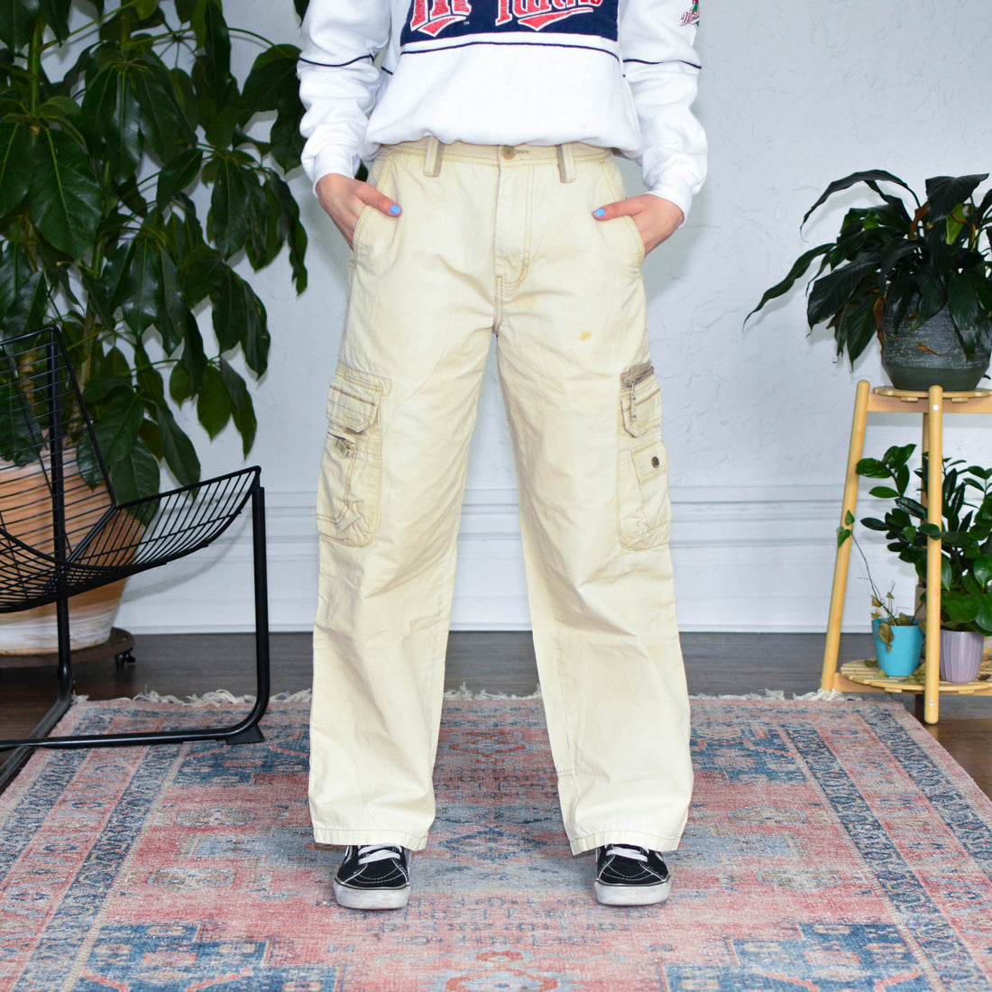Vintage Unionbay Cream Cargo Pants