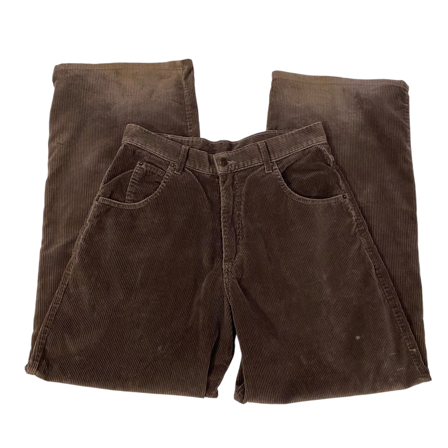 Vintage SOLO Semore Corduroy Brown Wide Leg Pants