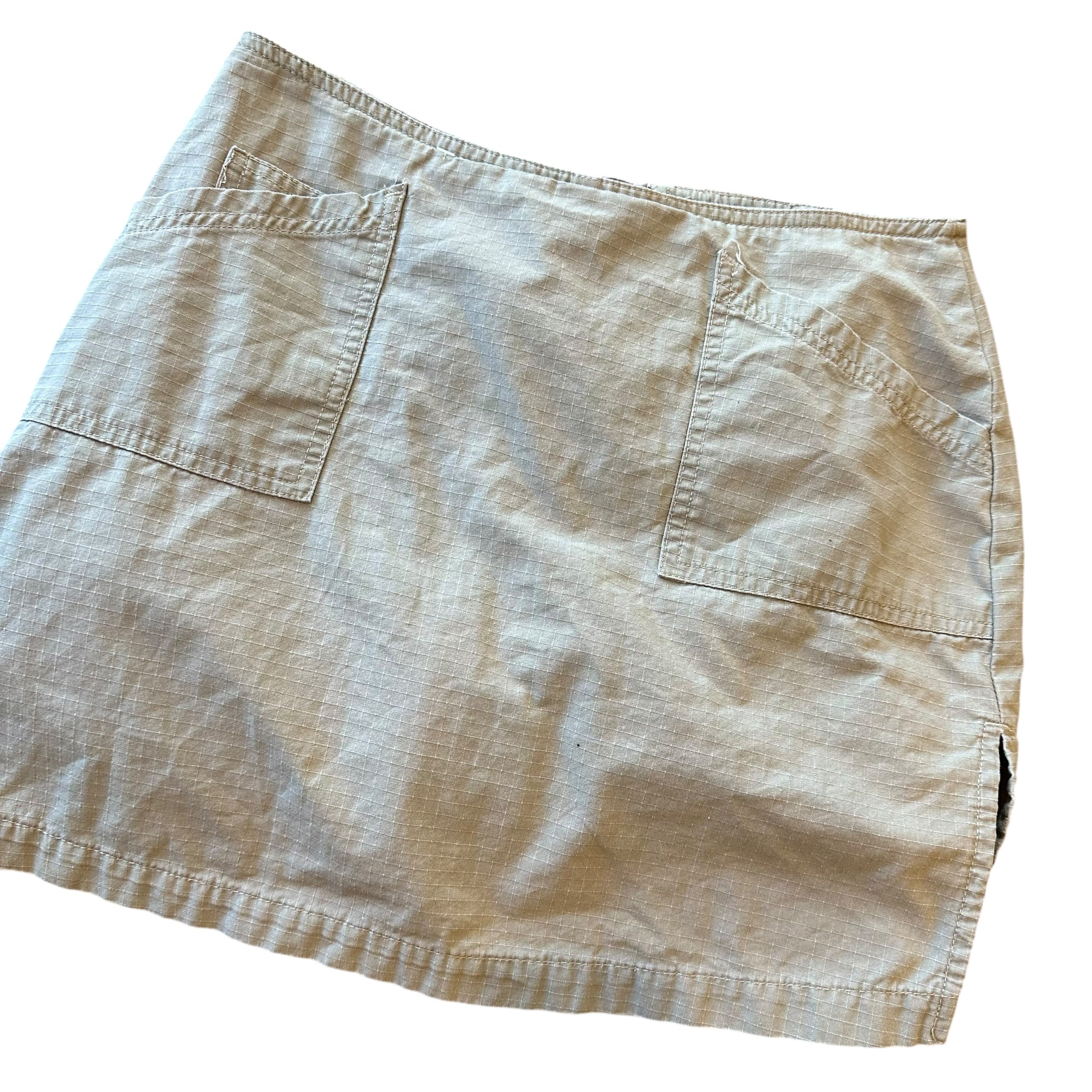 Y2k No Boundaries Brown Skort