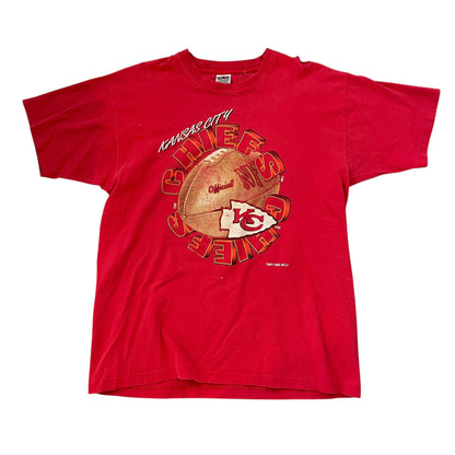 Vintage Kansas City Chiefs Red Graphic T-Shirt