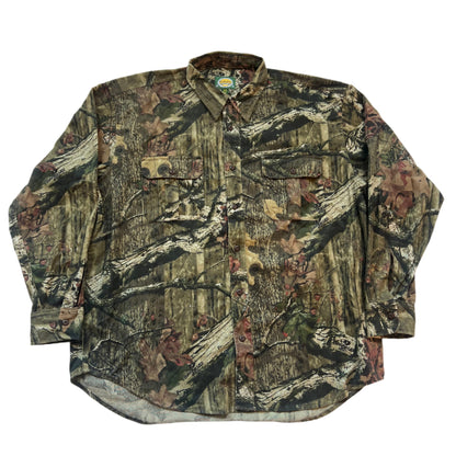 Vintage Cabelas Camo Button Up Long Sleeve