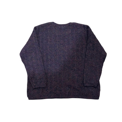 Y2K L.L.Bean Femme Crochet Wool Knit Sweater