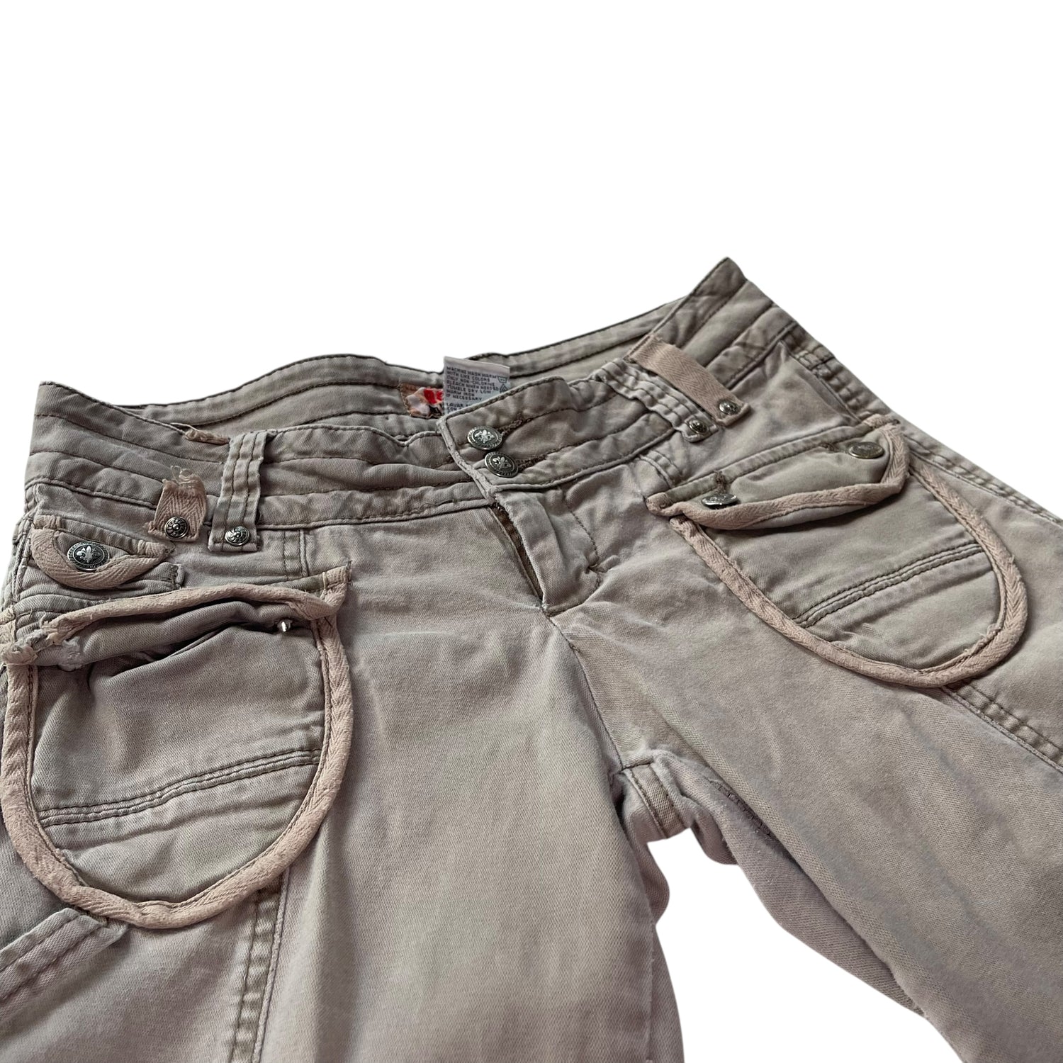 Vintage Y2K No Boundaries Flare Cargo Pants