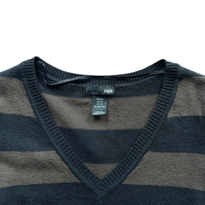 Vintage Y2K H&amp;M Casual Striped Sweater Dress