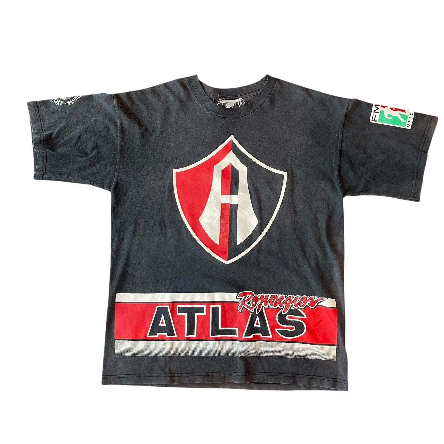 Vintage 90s Atlas FC  Logo All-Over-Print T-Shirt