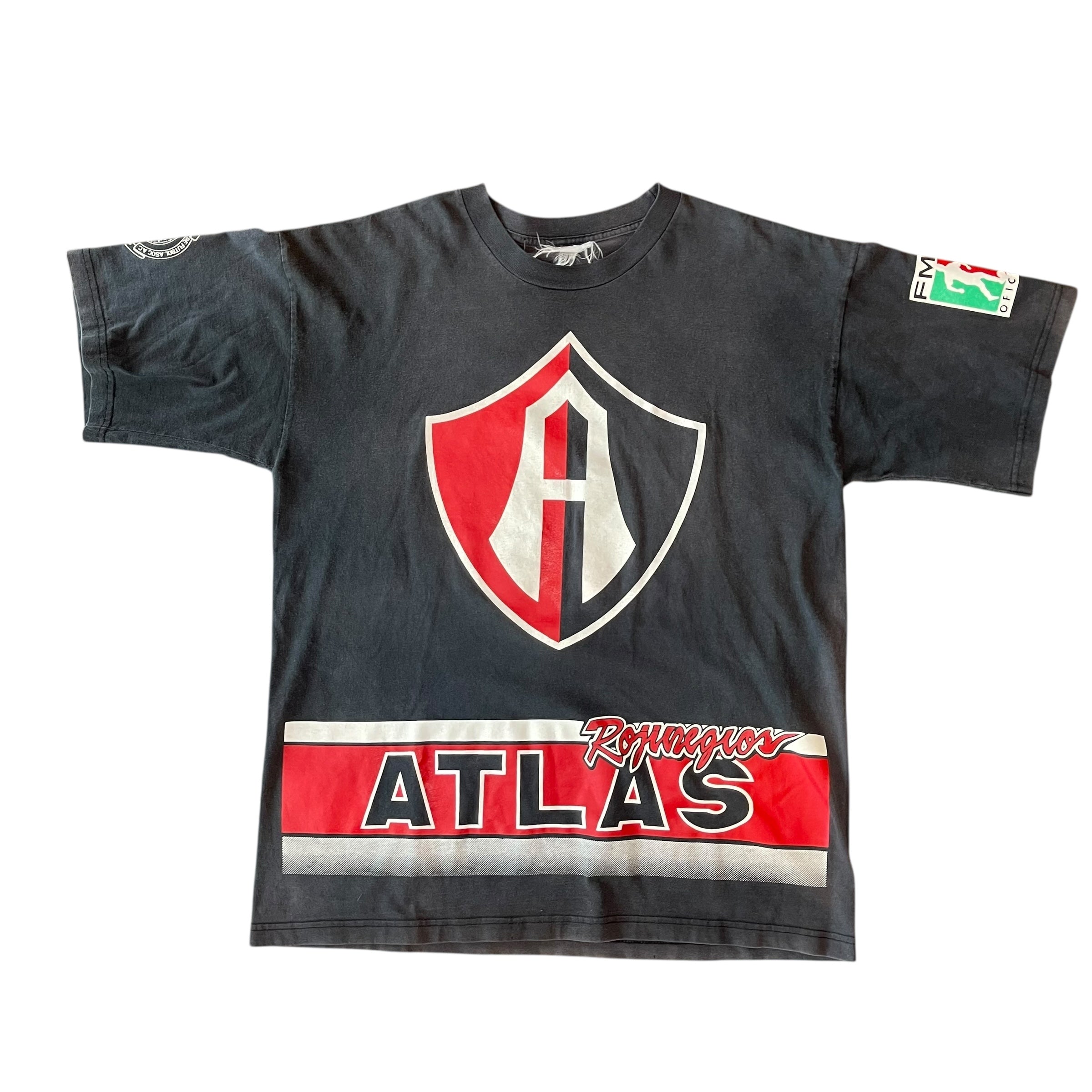 Vintage 90s Atlas FC  Logo All-Over-Print T-Shirt