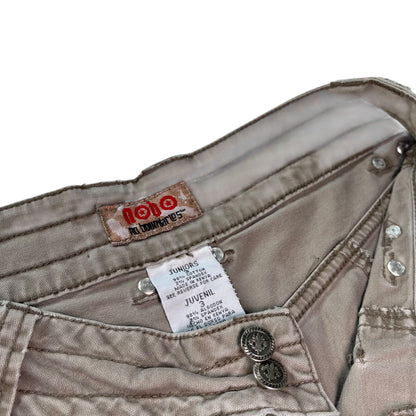 Vintage Y2K No Boundaries Flare Cargo Pants
