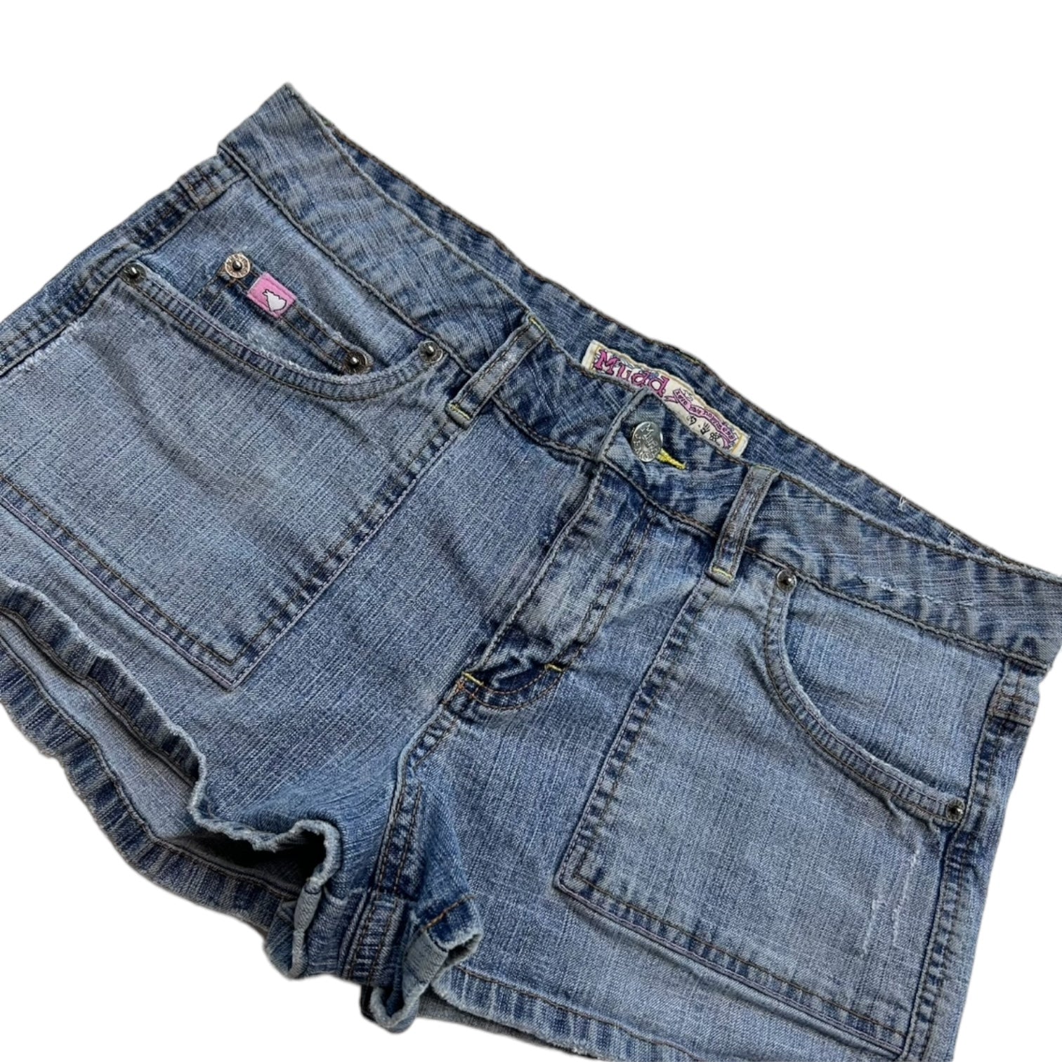 Y2k Mudd Femme Jean Micro Shorts