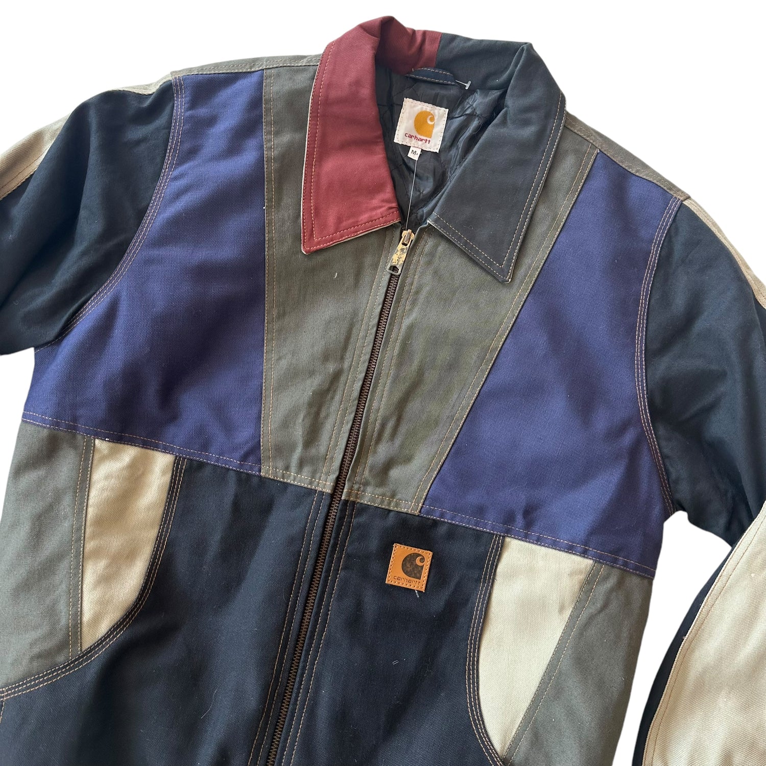 Y2k Carhartt Two Toned Patchwork Work Jacket