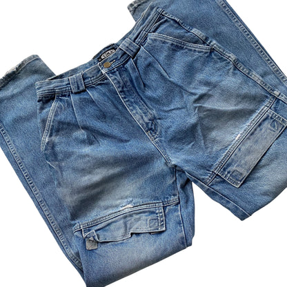 Vintage C.M.A. Pocket Detail High-waisted Jeans