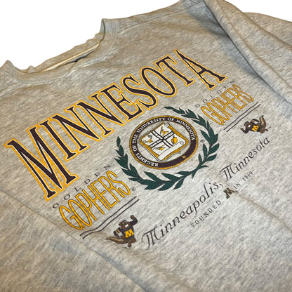 Vintage 90s University of Minnesota Gray Crewneck