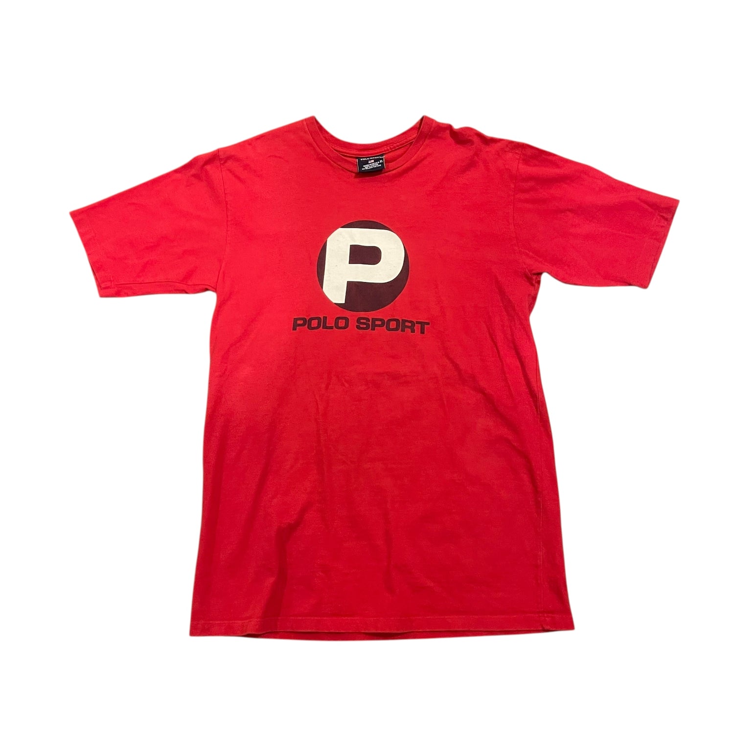 Vintage Polo Sport Red Logo T-Shirt
