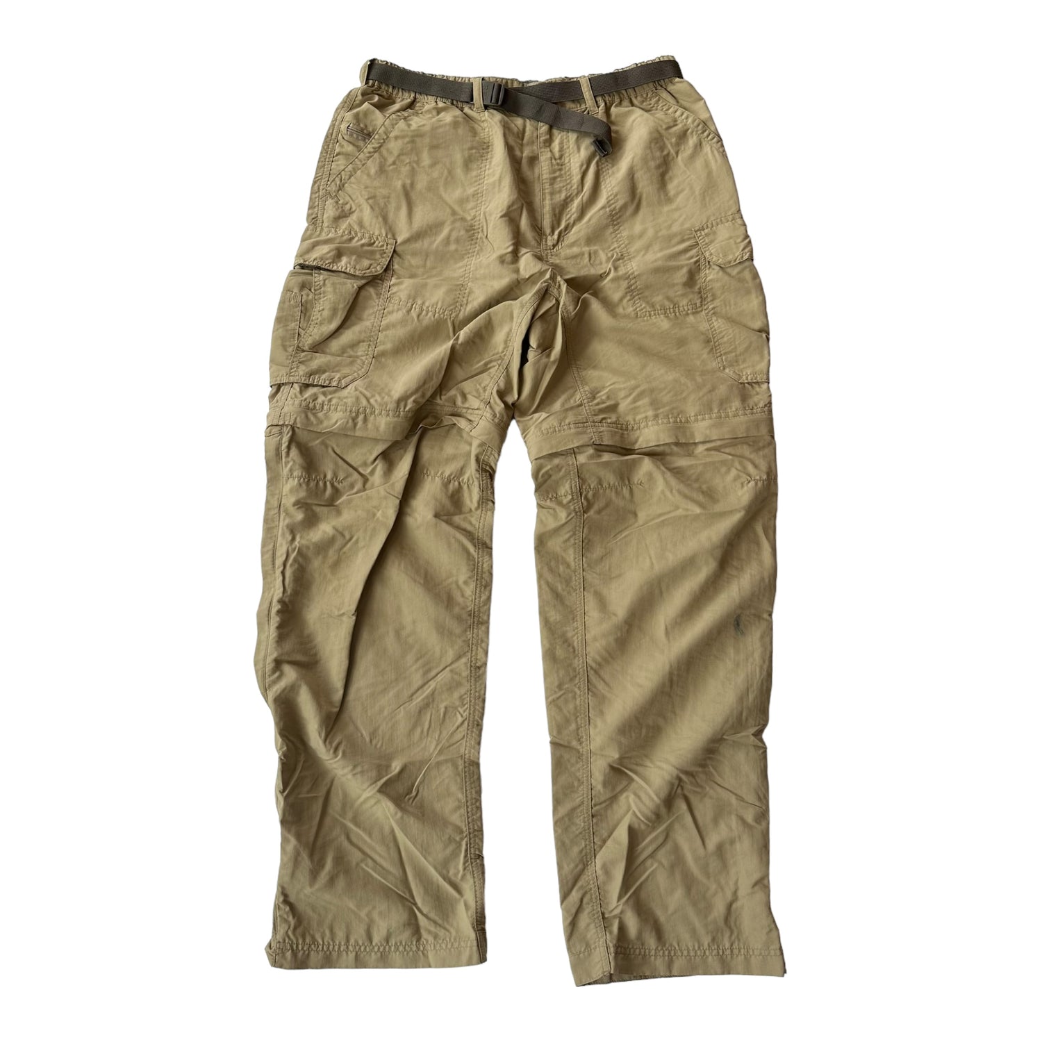 Vintage REI Tan Nylon Convertible Pants