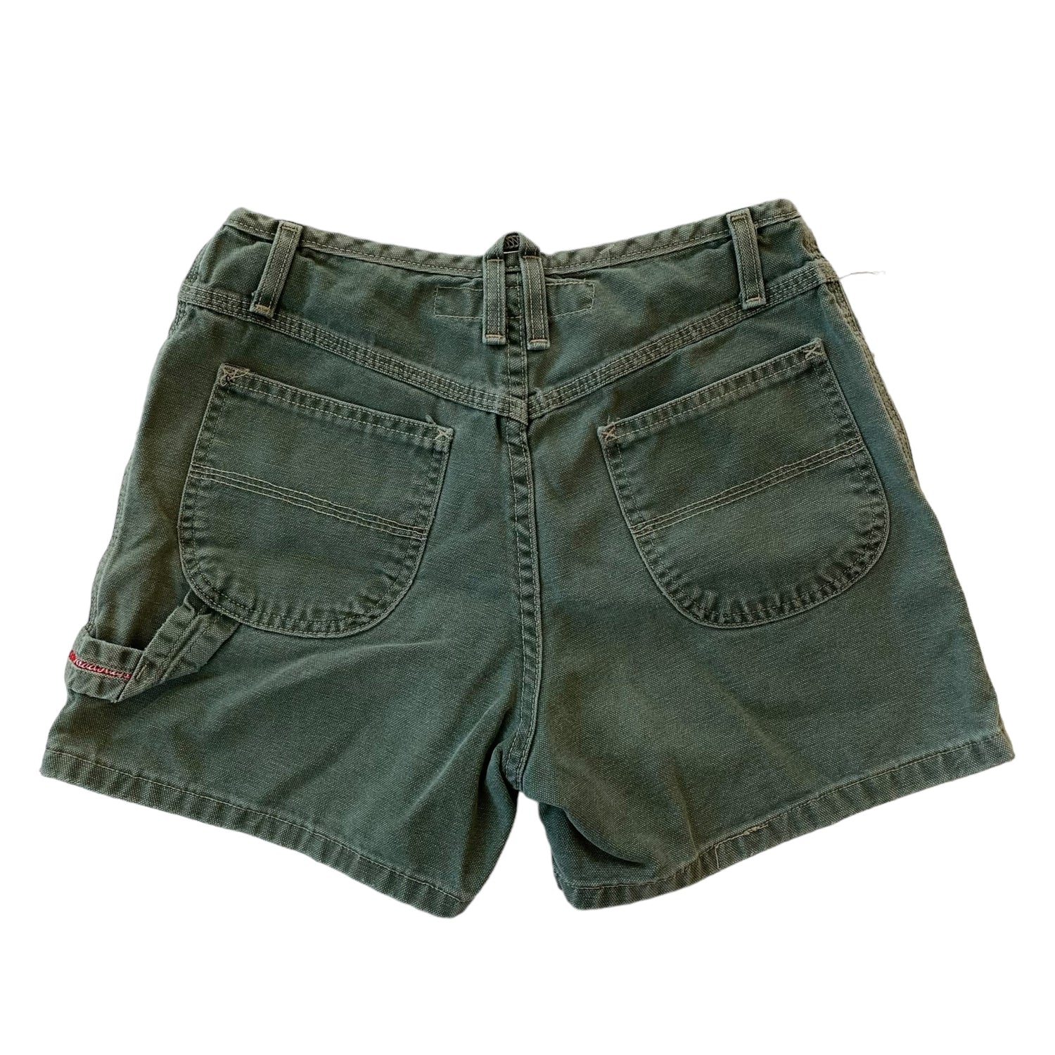 Road Rags Green Denim Shorts