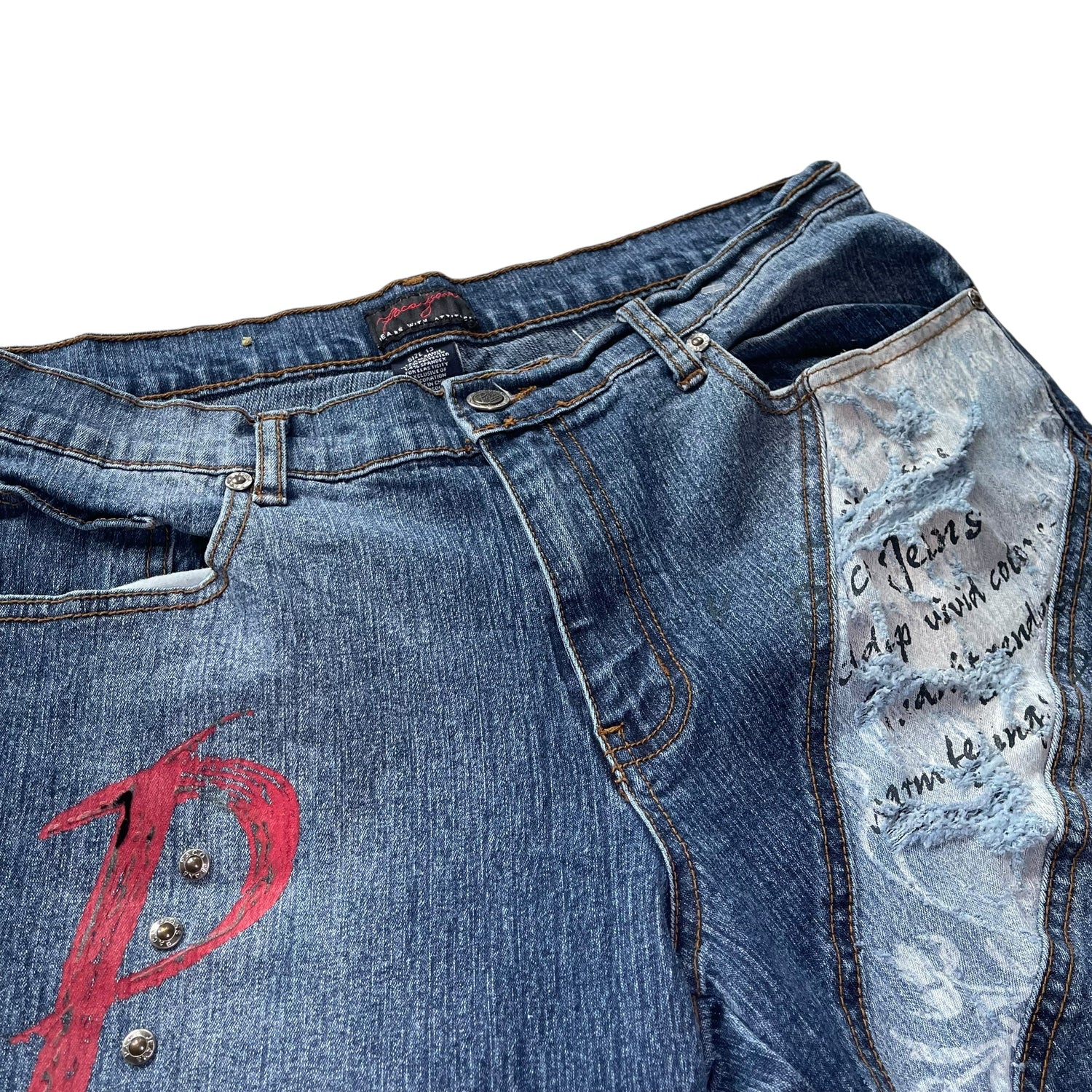 Vintage Y2K Paco Jeans Patchwork Flare Jeans