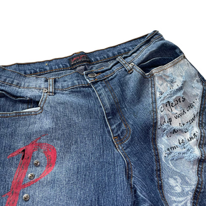 Vintage Y2K Paco Jeans Patchwork Flare Jeans