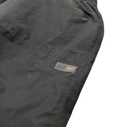 Vintage Y2K Black Nike Black &amp; White Striped Track Pants
