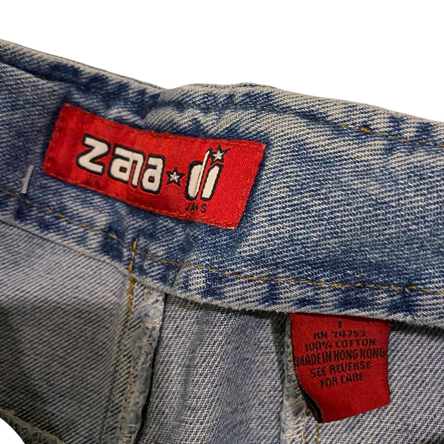 Y2k Zana Di Patchwork Jeans