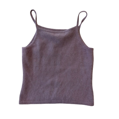 90s Xhilaration Fuzzy Purple Tank Top