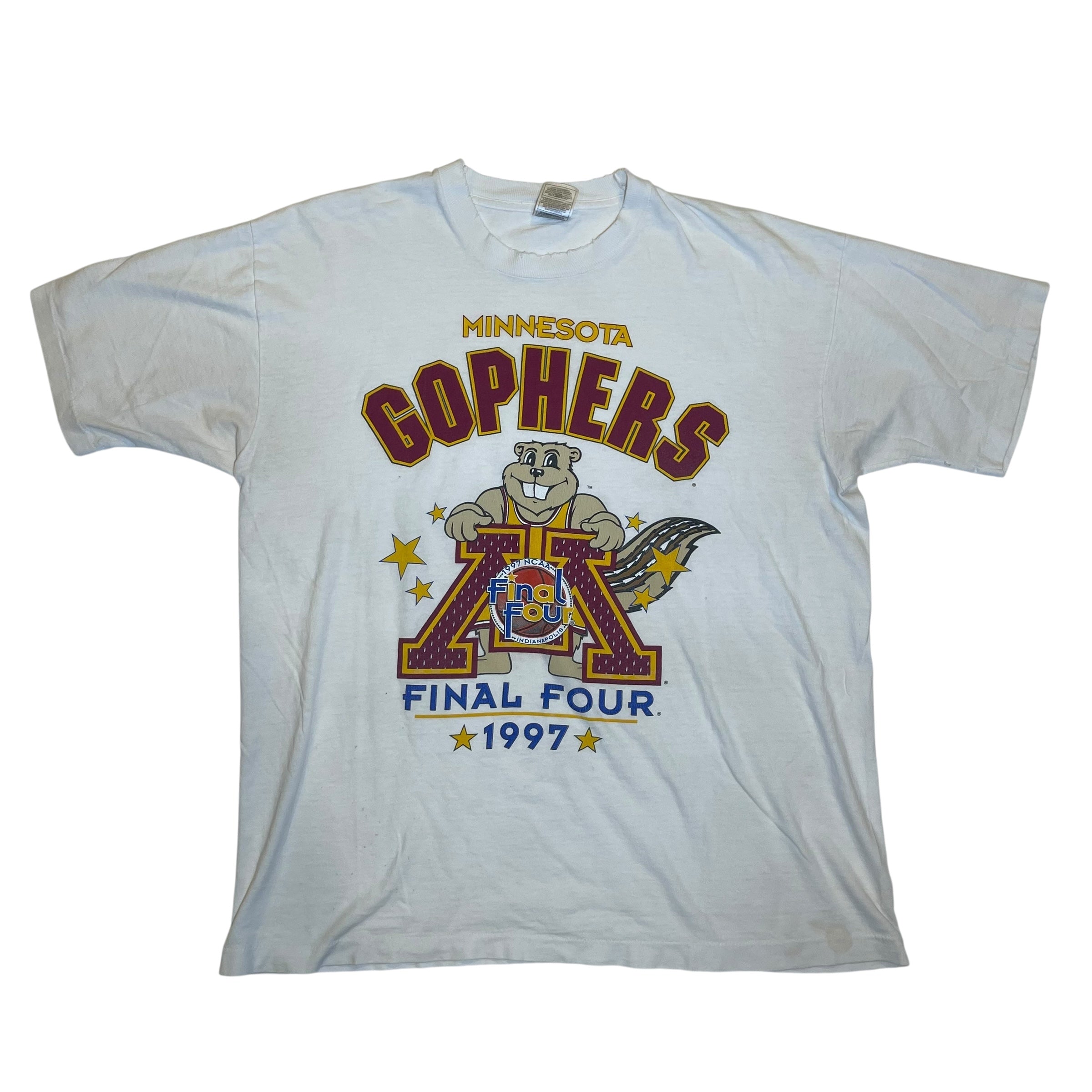 Vintage 1997 University of Minnesota Basketball Final Four T-Shirt