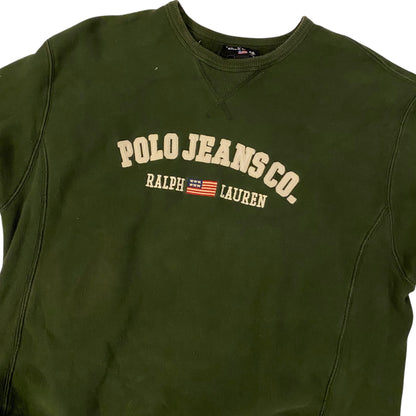 Vintage Polo Jeans Co. Logo Crewneck