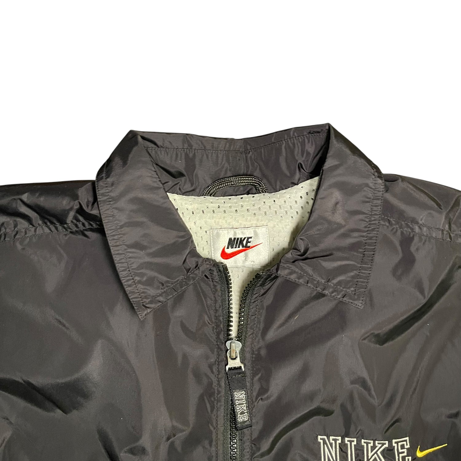Vintage Black &amp; Yellow Nike Windbreaker