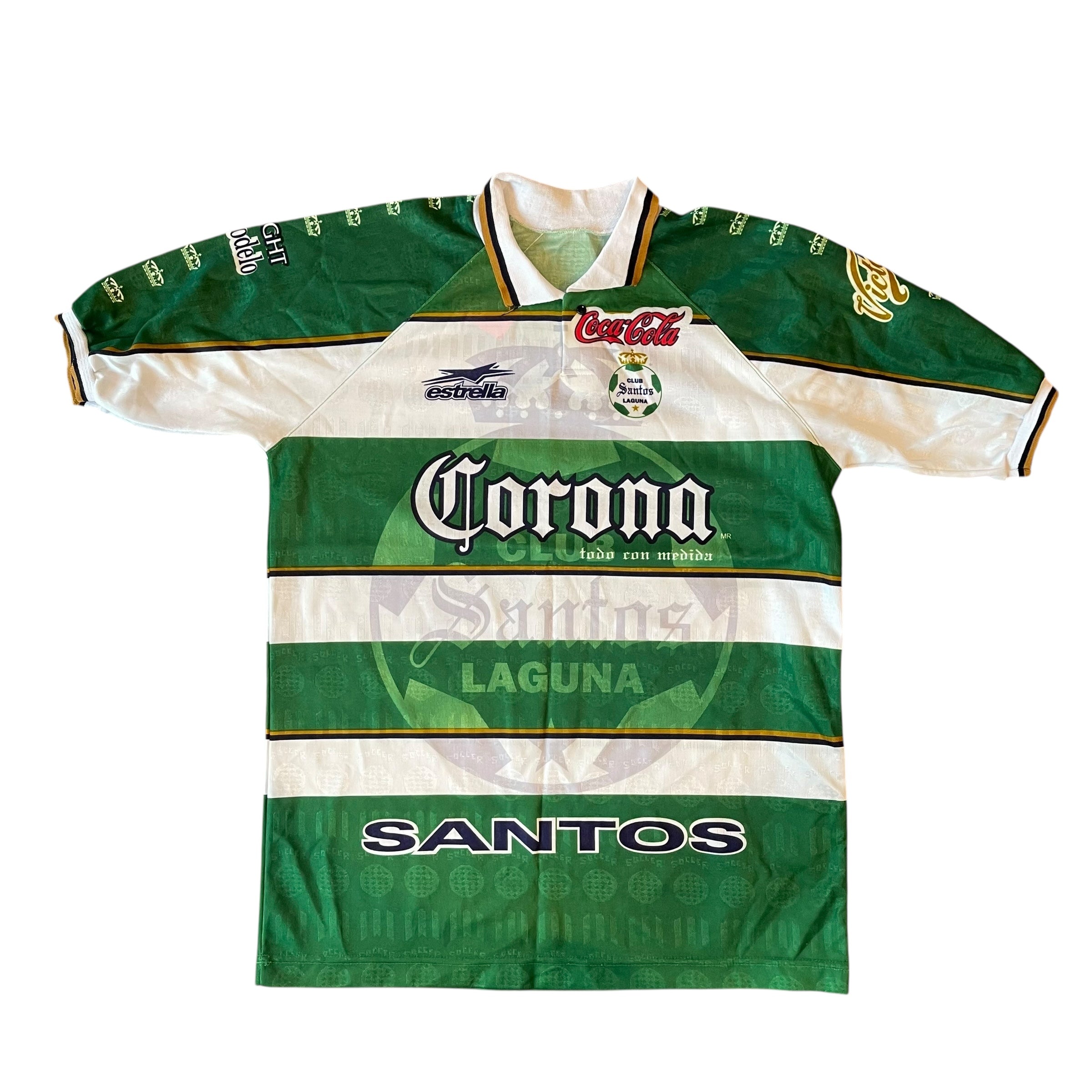 Vintage 1999 Santos Laguna Replica Home Jersey
