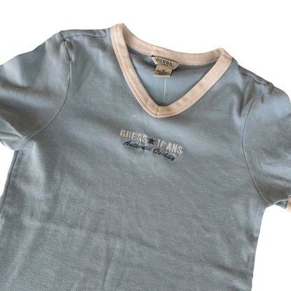 Y2K Guess Jeans Logo Baby Tee